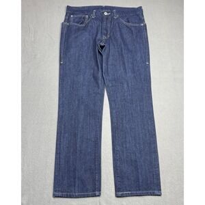 Levis 511 Jeans Mens 33x29 Slim Fit Straight Leg Indigo Cowboy Rodeo Ranch Farm